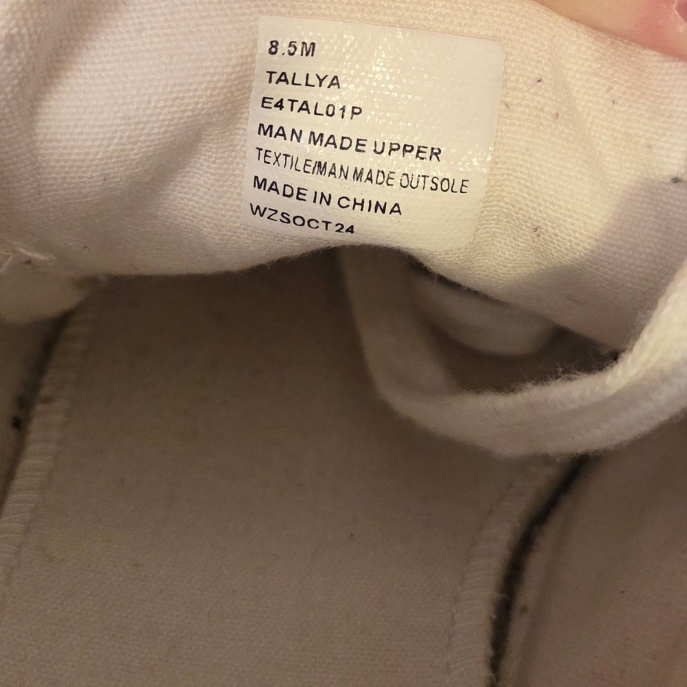 ESPRIT Tallya Tennis Shoe Sz.  8.5  White - Picture 8 of 8